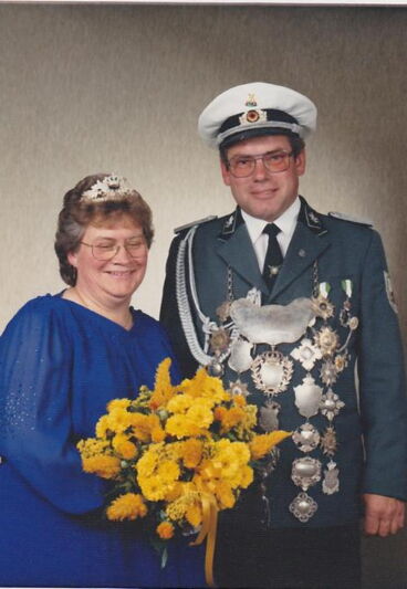 1987: König Manfred Kortenstedde - Königin Brigitte Paßmann
